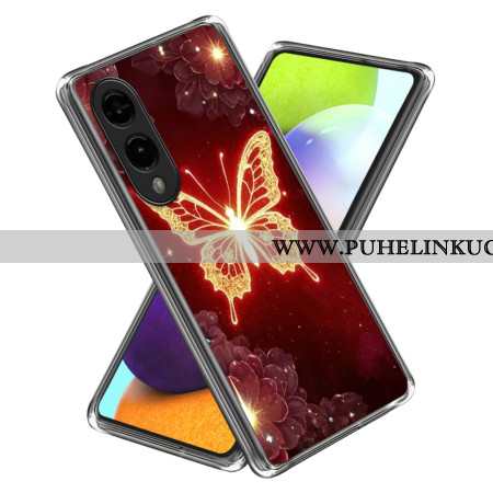 Kuori Samsung Galaxy S25 5g Edge Kultainen Perhonen