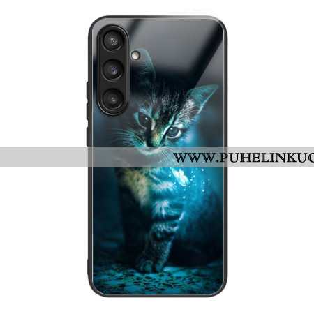 Kuori Samsung Galaxy S25 5g Karkaistu Lasinen Kissakuvio