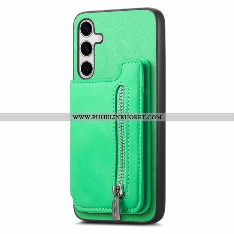 Kuori Samsung Galaxy S25 5g Irrotettavalla Magneettisella Korttikotelolla