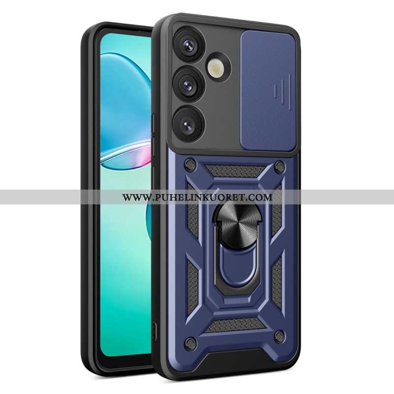Kuori Samsung Galaxy S25 5g Liukuva Kameran Suojus Ja Jalusta Suojakuori