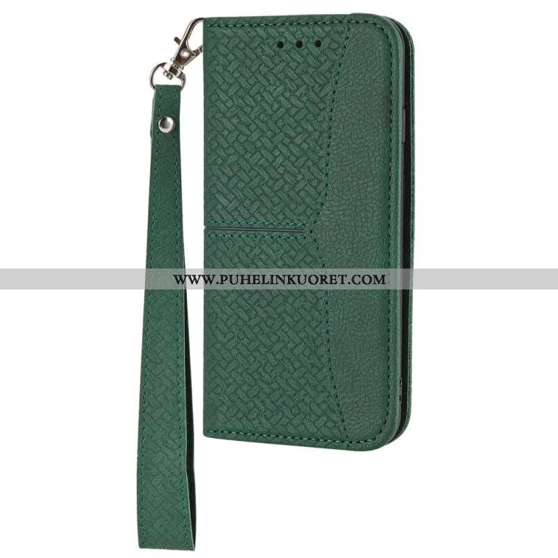 Nahkakotelo Samsung Galaxy S25 5g Hieno Reunus