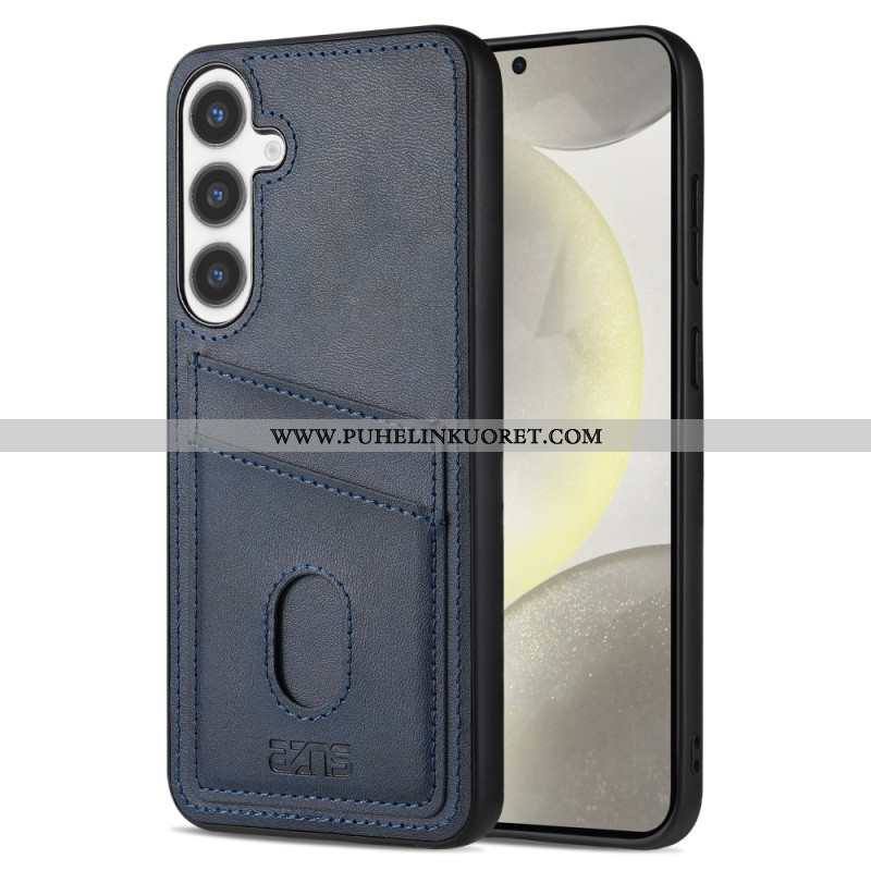 Kuori Samsung Galaxy S25 5g Teksturoitu Nahkainen Korttikotelo