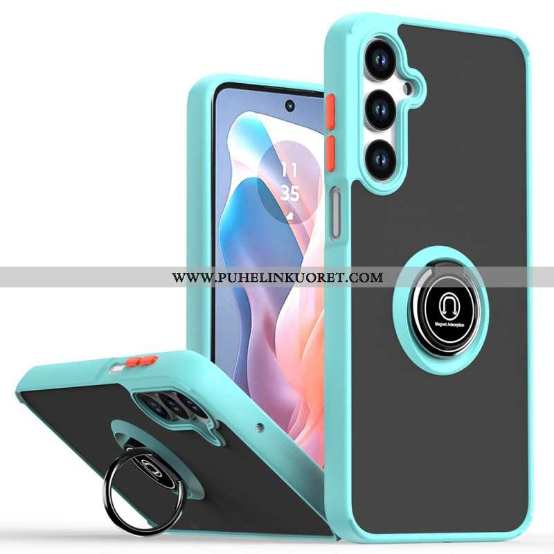 Kuori Samsung Galaxy S25 5g Kaksivärinen Sormusteline Suojakuori