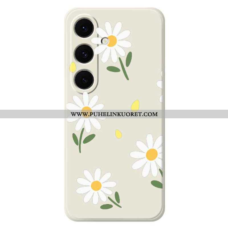 Kuori Samsung Galaxy S25 Fe Päivänkakkara-silikoni Suojakuori