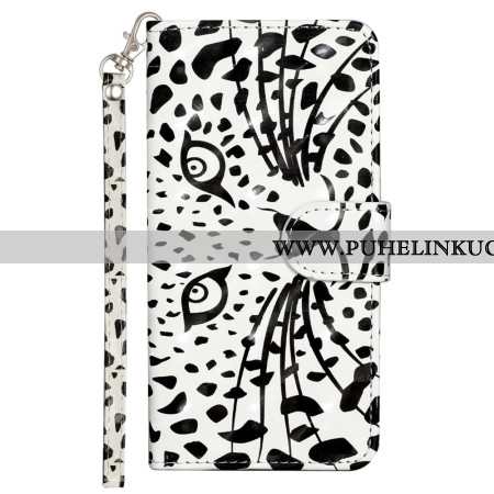 Kotelot Samsung Galaxy S25 Fe Leopardin Pää Ja Nauha