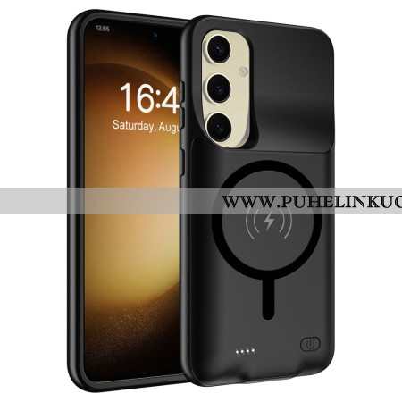 10000mah Akkukotelo Samsung Galaxy S25 Plus Ulkoisella Laturilla Ja Magneettikiinnityksellä