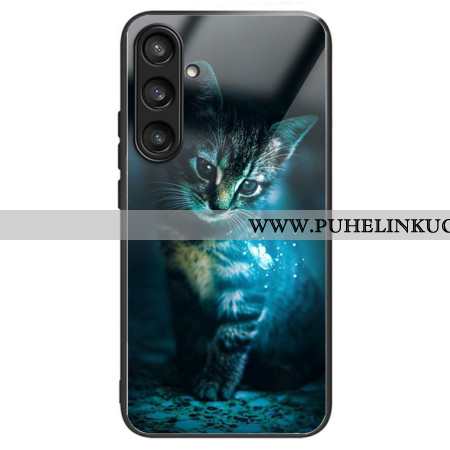 Puhelinkuoret Samsung Galaxy S25 Plus 5g Karkaistusta Lasista Valmistettu Kissa