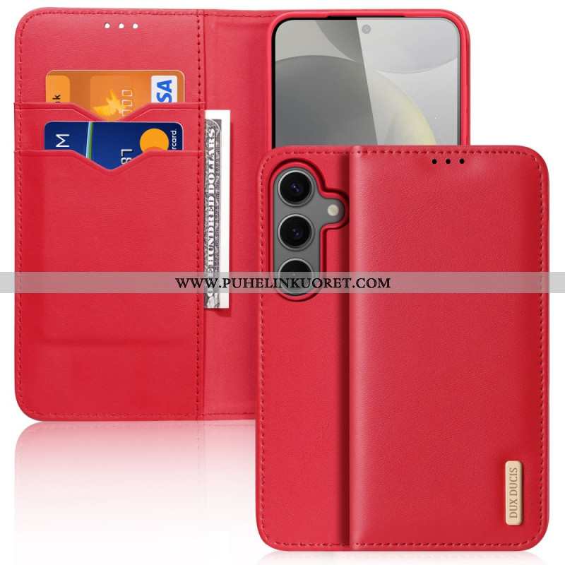 Nahkakotelo Samsung Galaxy S25 Plus 5g Hivo-sarjan Dux Ducis Suojakuori