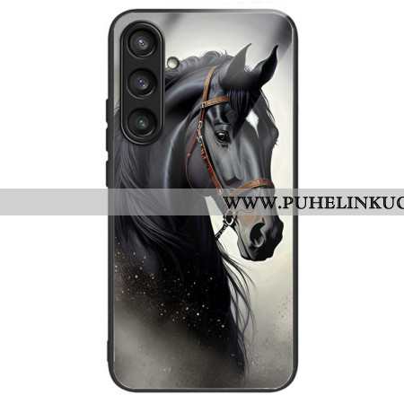 Kuori Samsung Galaxy S25 Plus 5g Karkaistusta Lasista Valmistettu Harmaa Hevonen