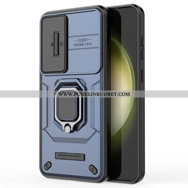 Kuori Samsung Galaxy S25 Plus 5g Kestävä Rengas Linssinsuojalla Suojakuori