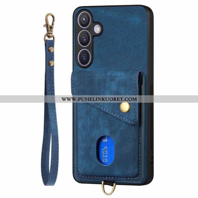 Kuori Samsung Galaxy S25 Plus 5g Monitoiminen Mokkanahka Vaikutus