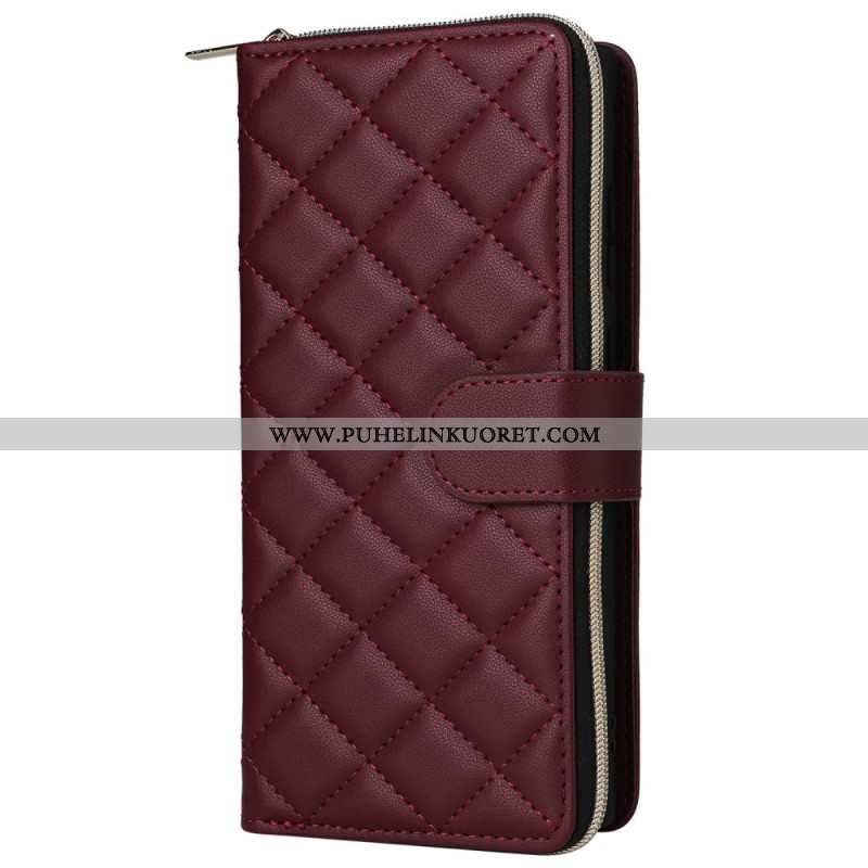 Kotelot Samsung Galaxy S25 Ultra 5g Tikattu Lompakko Hihnalla Ja Olkahihnalla