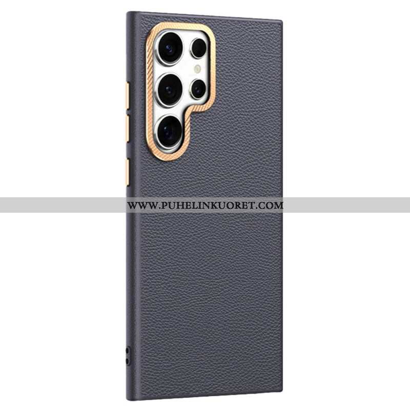 Kuori Samsung Galaxy S25 Ultra 5g Teksturoitu Tekonahka