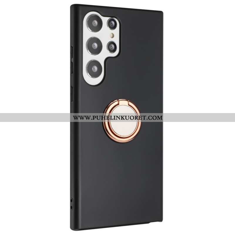 Kuori Samsung Galaxy S25 Ultra 5g Sormuksenpidike Ja Jalusta Suojakuori
