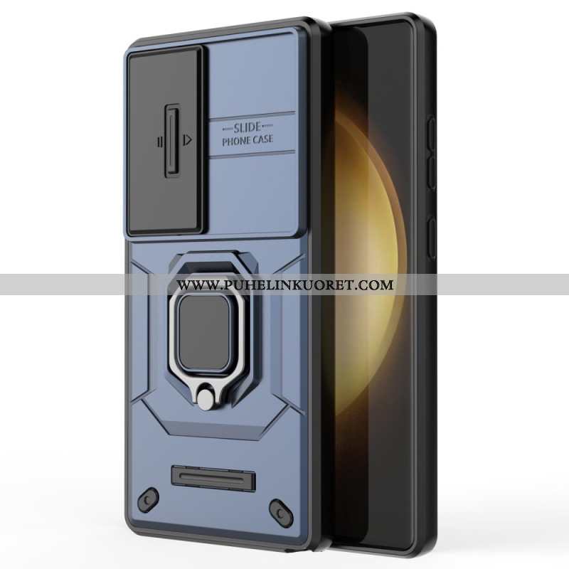 Puhelinkuoret Samsung Galaxy S25 Ultra 5g Kestävä Rengas Linssinsuojalla