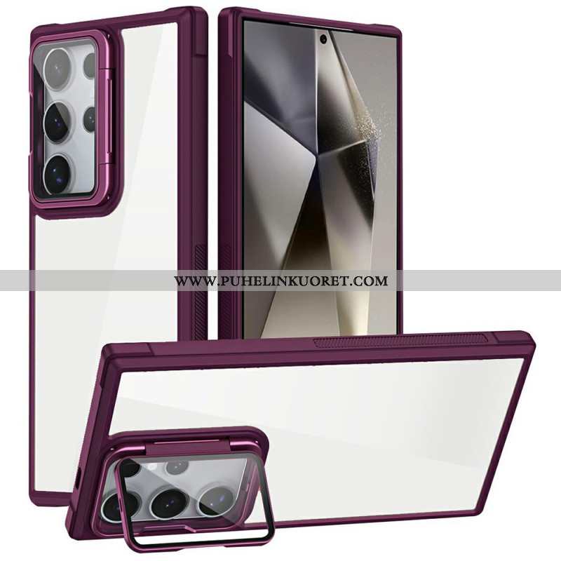 Kuori Samsung Galaxy S25 Ultra 5g Kestävä Sisäänrakennetulla Jalustalla