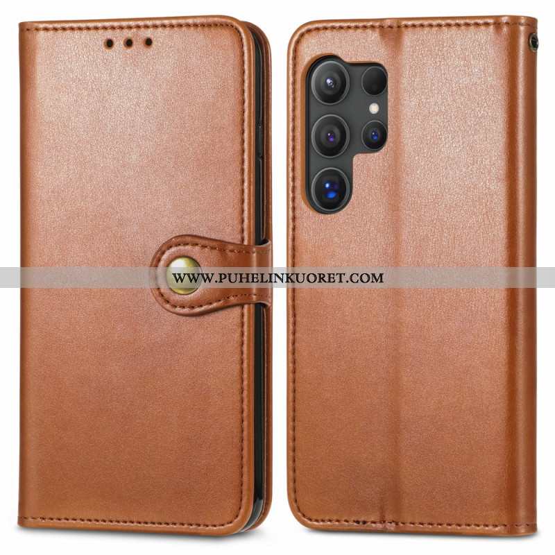 Kuoret Samsung Galaxy S25 Ultra 5g Kultainen Lukko