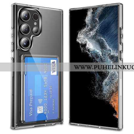 Kuori Samsung Galaxy S25 Ultra 5g Kirkas Korttipidikkeellä