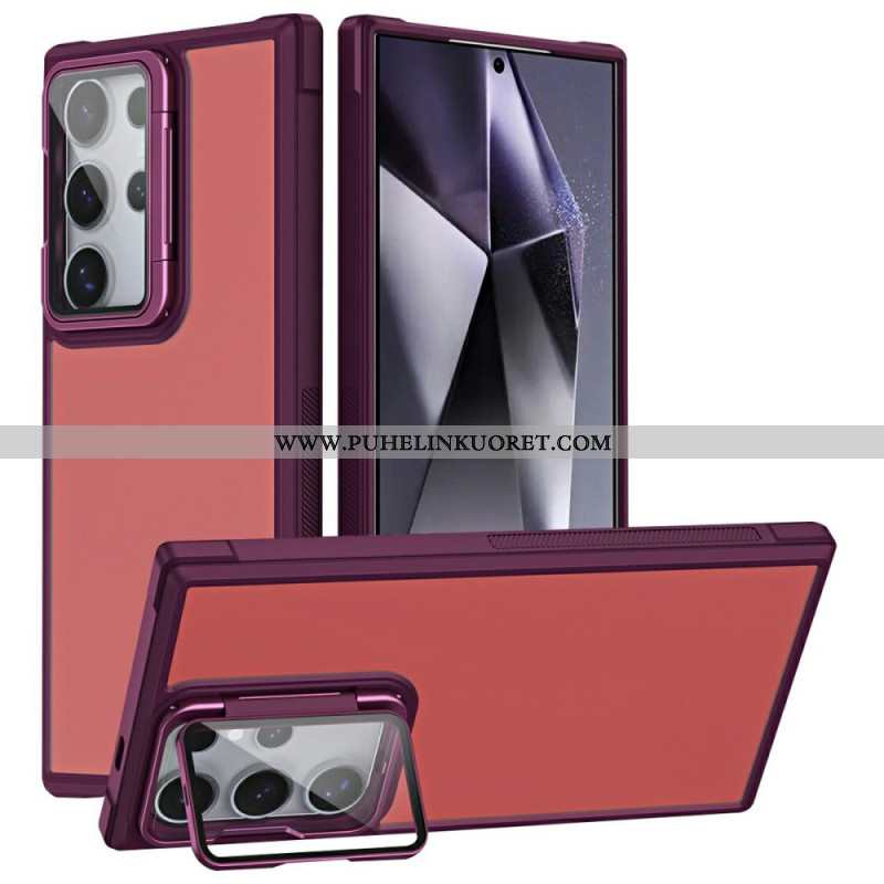 Kuori Samsung Galaxy S25 Ultra 5g Linssinsuojus Ja Jalusta Suojakuori