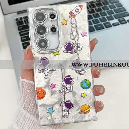 Kuori Samsung Galaxy S25 Ultra 5g Astronautti Linssinsuojalla
