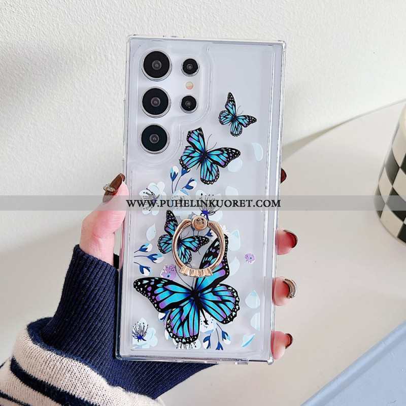 Kuori Samsung Galaxy S25 Ultra 5g Kuviollinen Sormusteline