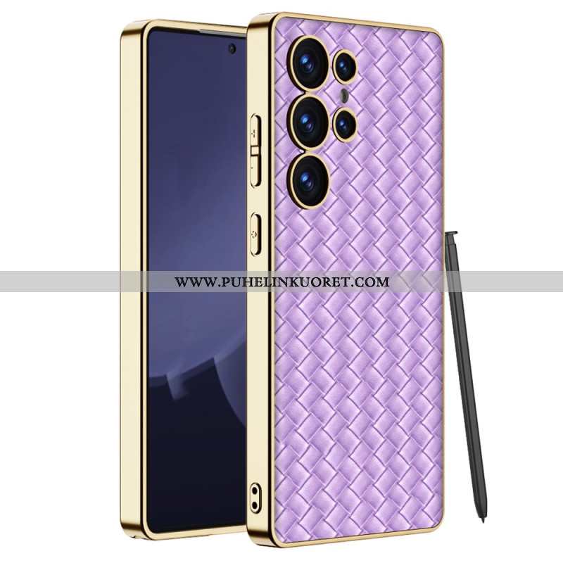 Case Samsung Galaxy S25 Ultra 5g Puhelinkuoret Kudottu Tekstuuri