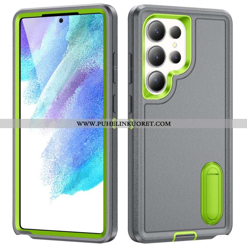 Kuori Samsung Galaxy S25 Ultra 5g 3-in-1-suoja Jalustalla Suojakuori