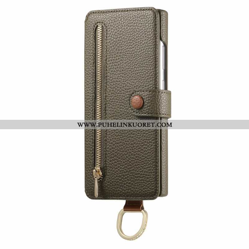 Kotelot Samsung Galaxy S25 Ultra 5g Rfid-suojattu Lompakko Pussulla Ja Sormuspidikkeellä