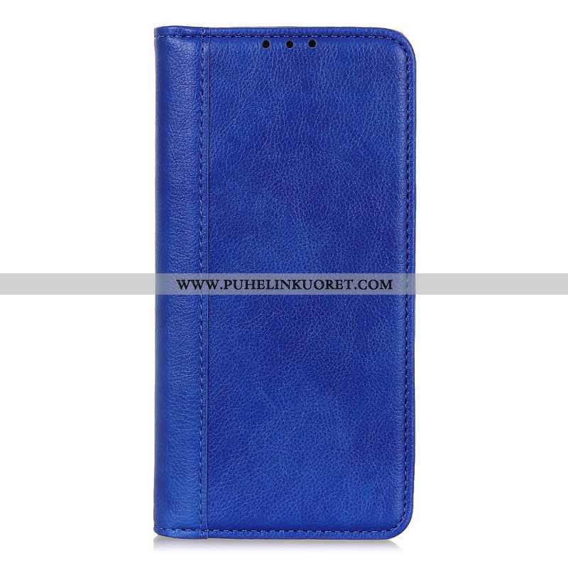 Nahkakotelo Samsung Galaxy S25 Ultra 5g Haljasnahkainen Litsi