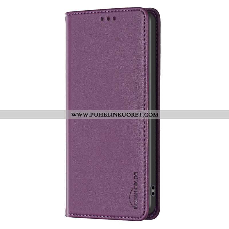 Nahkakotelo Samsung Galaxy S26 Plus Puhelinkuoret Keinonahka Binfen Väri