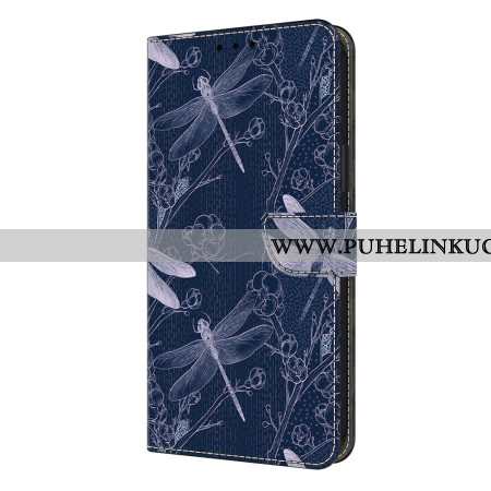 Kotelot Samsung Galaxy S26 Plus Puhelinkuoret Sudenkorentoja Sinisellä Pohjalla