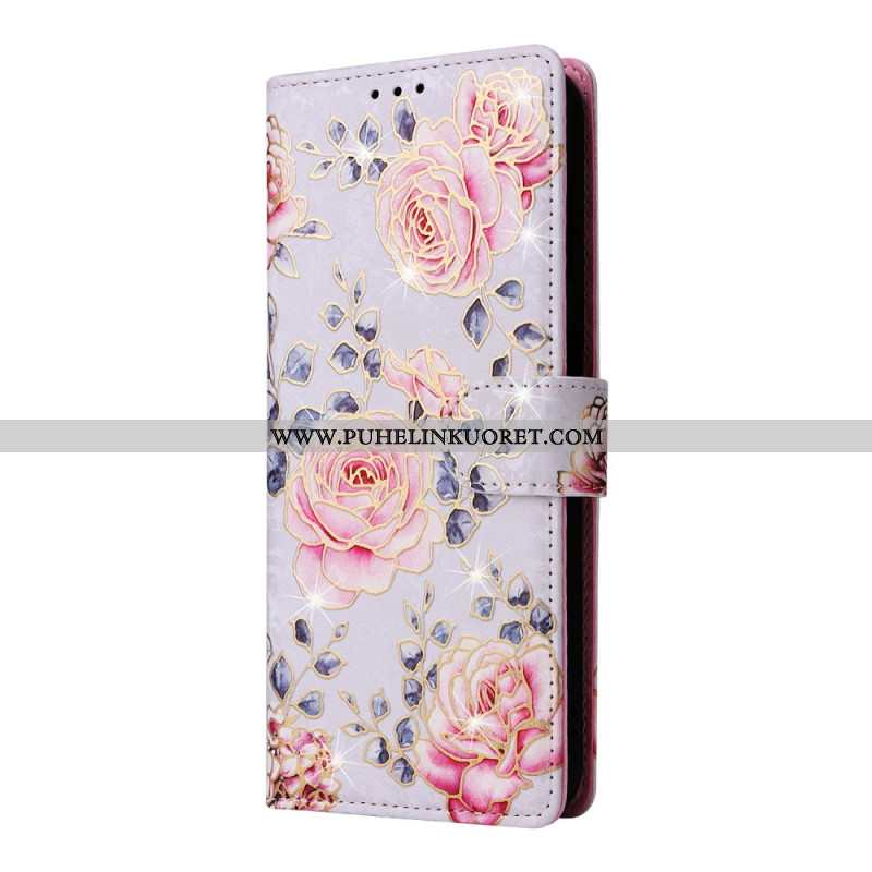 Kotelot Samsung Galaxy S26 Puhelinkuoret Rfid-suojattu Kukkakuvio