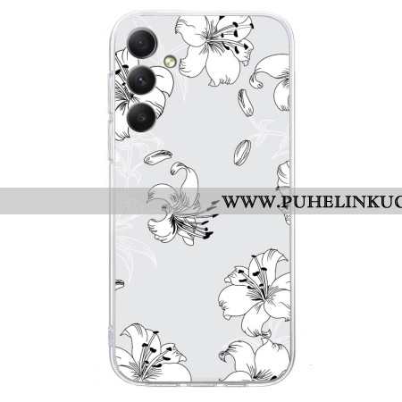 Kuori Samsung Galaxy S26 Valkoisia Kukkia