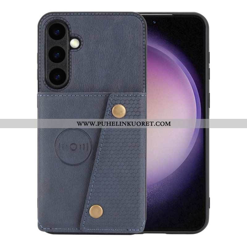 Kuori Samsung Galaxy S26 Nahkajäljitelmäinen Korttikotelo