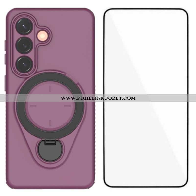 Kuori Samsung Galaxy S26 Kestävä Karkaistulla Lasisella Näytönsuojalla