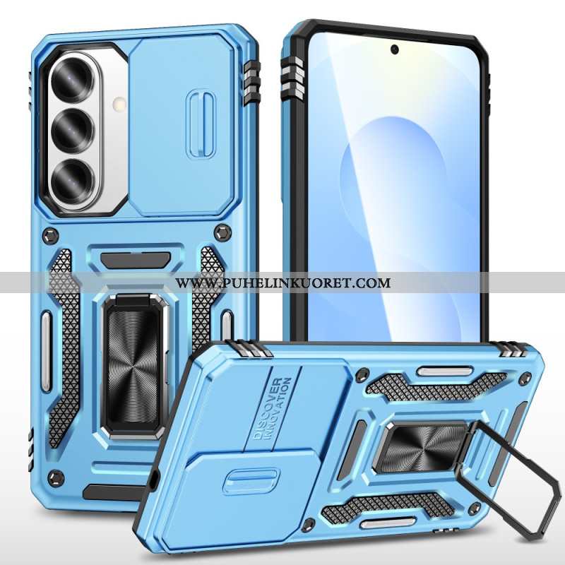 Puhelinkuoret Samsung Galaxy S26 Jalusta Ja Liukuva Kameransuoja