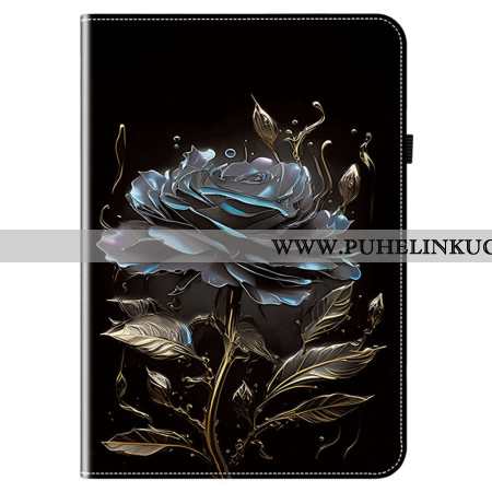 Kotelot Samsung Galaxy Tab S10 Fe Plus Elegantti Mustan Ruusun Suoja