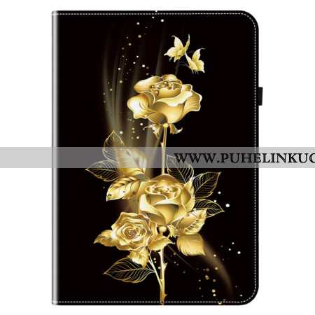 Kotelot Samsung Galaxy Tab S10 Plus Kultaiset Ruusut