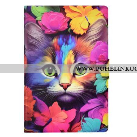 Kotelot Samsung Galaxy Tab S11 Värikäs Kissa Suojakuori