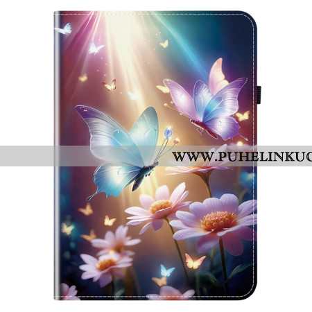 Kotelot Samsung Galaxy Tab S11 Perhosia Valossa