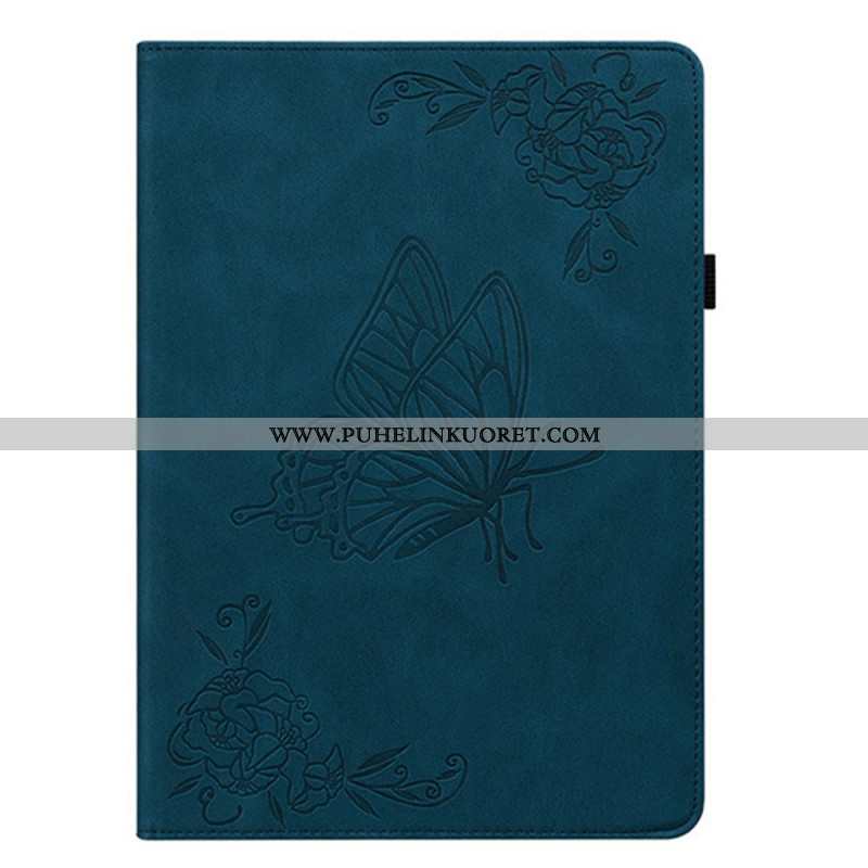 Kotelot Samsung Galaxy Tab S11 Mokkanahkaefekti Perhonen