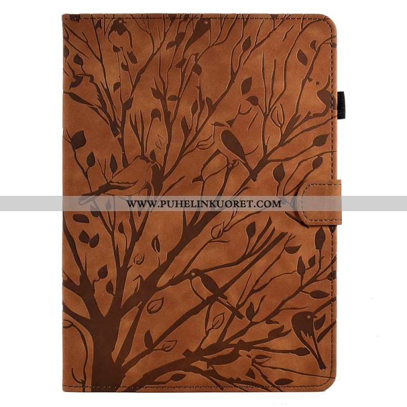 Kotelot Samsung Galaxy Tab S11 Mokkanahkainen Oksakuvio