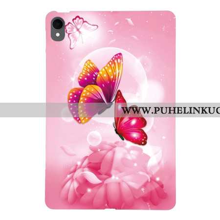 Kuori Samsung Galaxy Tab S11 Vaaleanpunaiset Perhoset Suojakuori