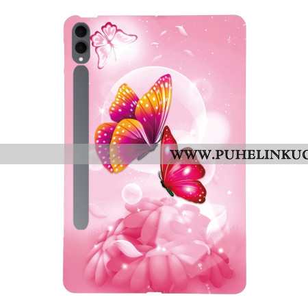 Kuori Samsung Galaxy Tab S11 Ultra Vaaleanpunaisia Perhosia