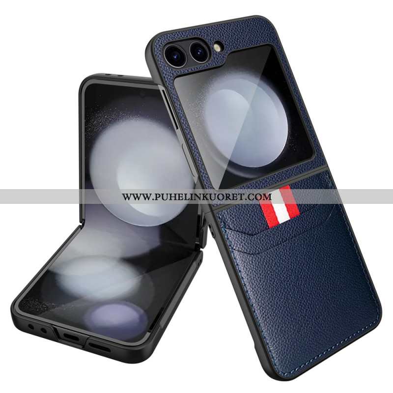 Kuori Samsung Galaxy Z Flip 7 Fe Litsitekstuurikorttikotelo Suojakuori