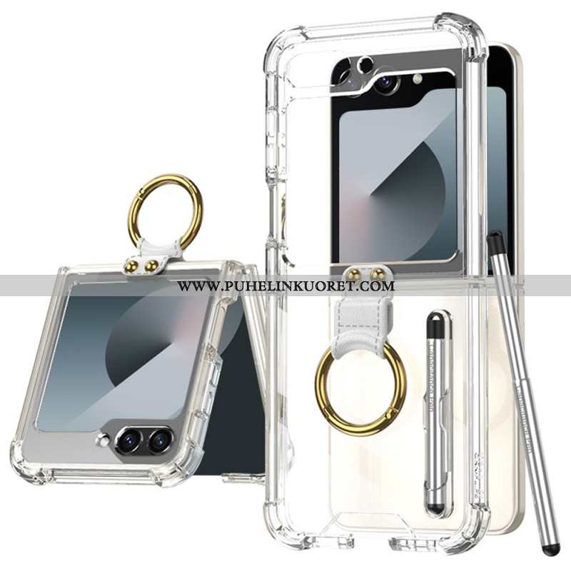 Kuori Samsung Galaxy Z Flip 7 Fe Sormuskotelo Ja Kynä