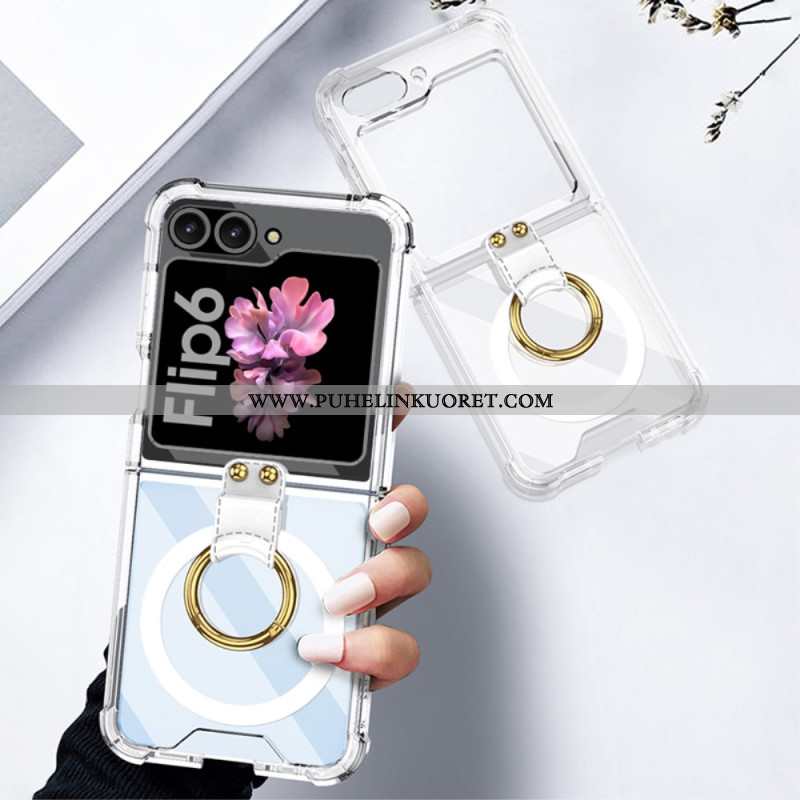 Kuori Samsung Galaxy Z Flip 7 Fe Rengaspidikkeellä Ja Magneettikiinnityksellä Gkk