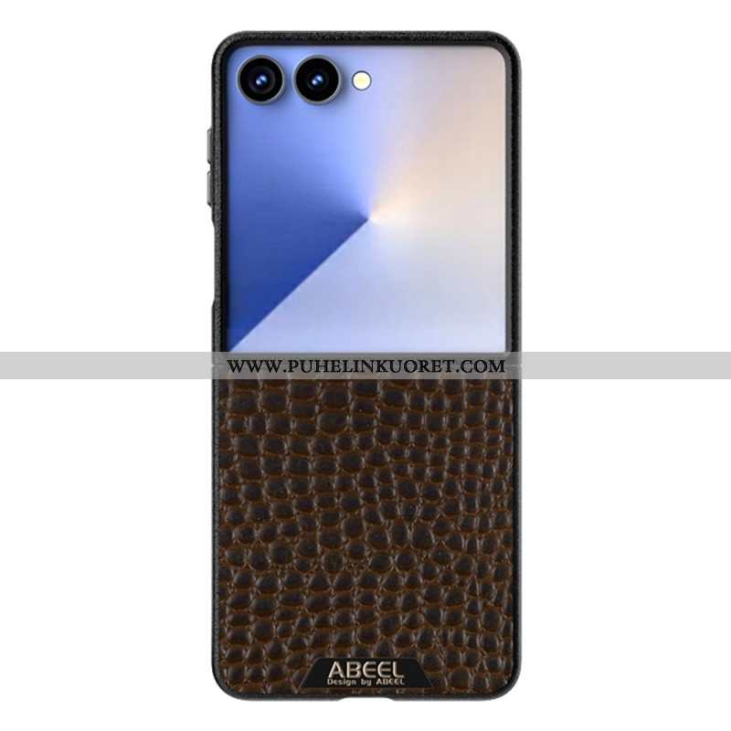 Kuori Samsung Galaxy Z Flip 7 Magsafe-yhteensopiva Krokotiilikuvioinen Abeel