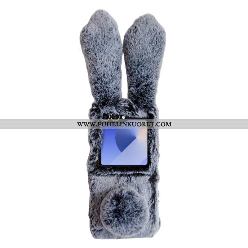 Kuori Samsung Galaxy Z Flip 7 Pehmoiset Pupunkorvat Suojakuori