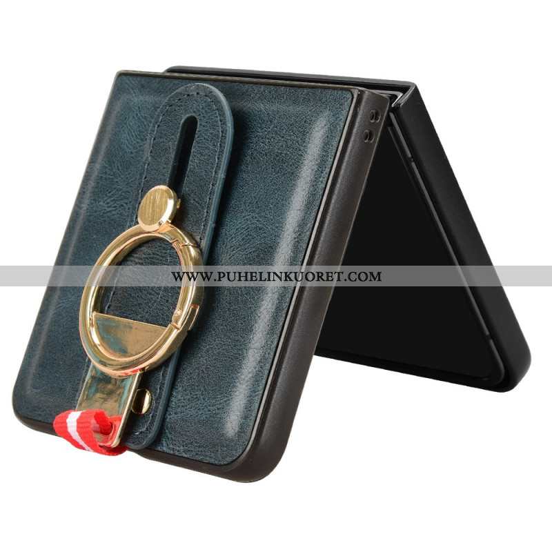 Kuori Samsung Galaxy Z Flip 7 Rannehihna Ja Teline